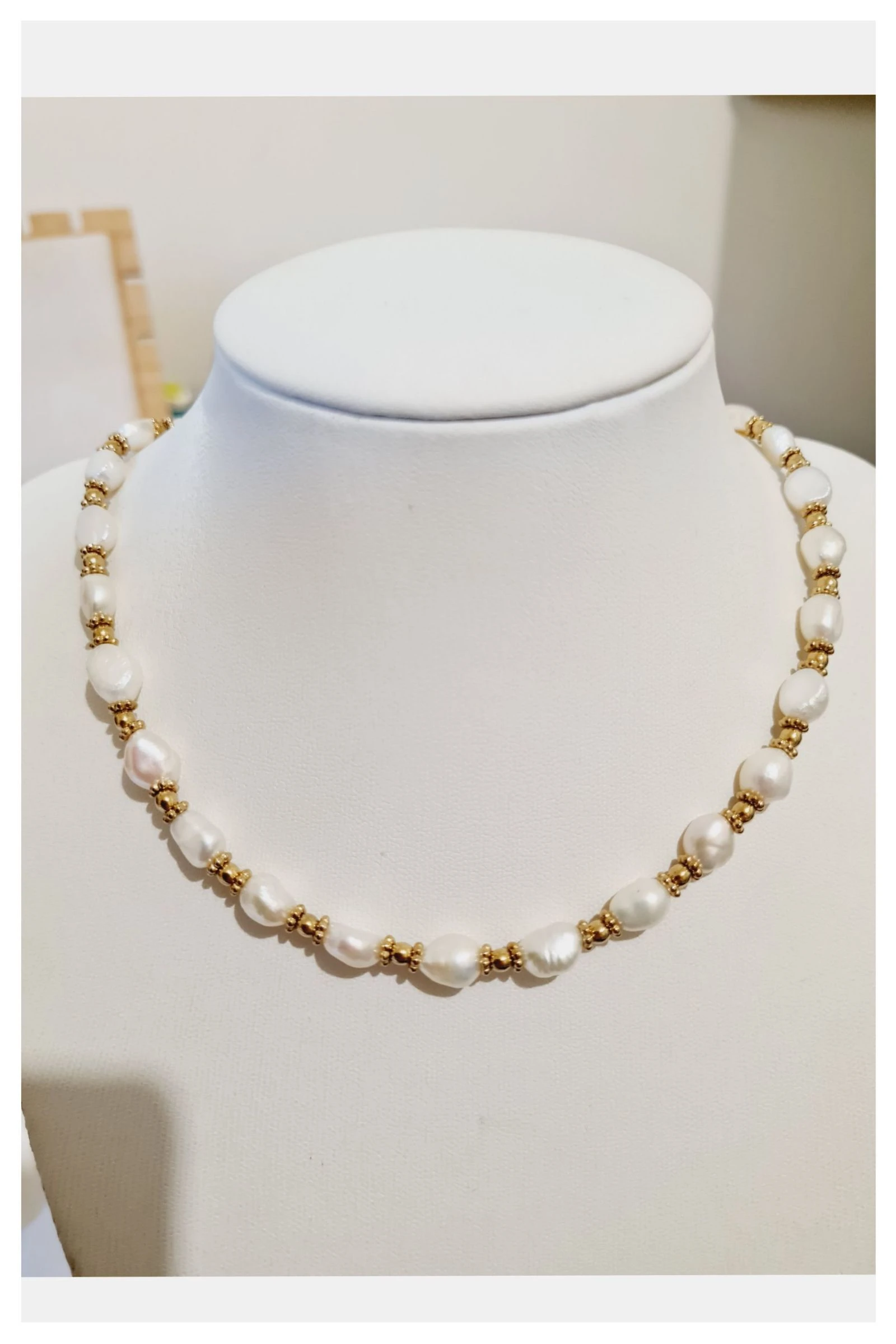 Collier Bohm perles d'eau douce 